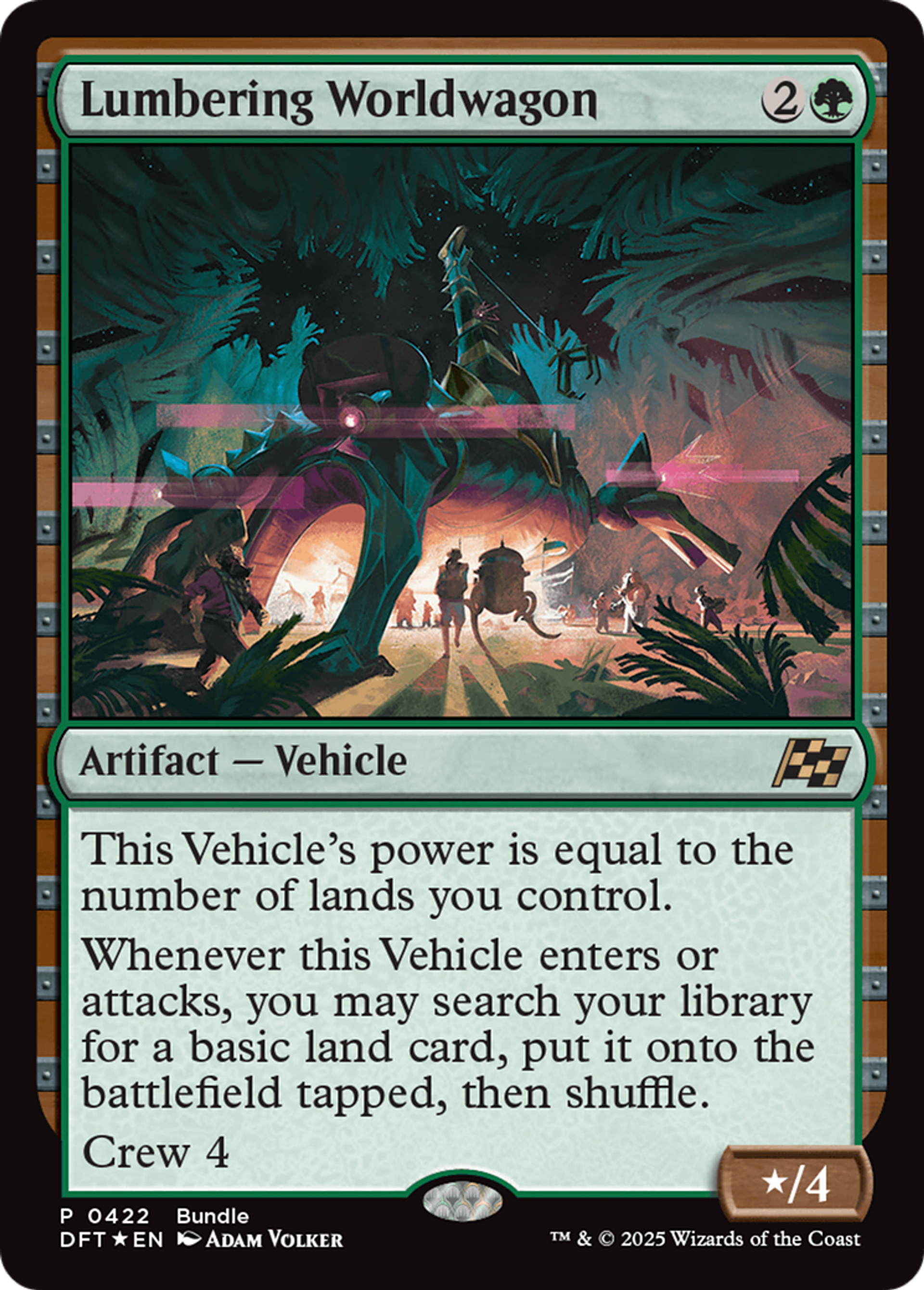 Lumbering Worldwagon — Aetherdrift — Magic: The Gathering