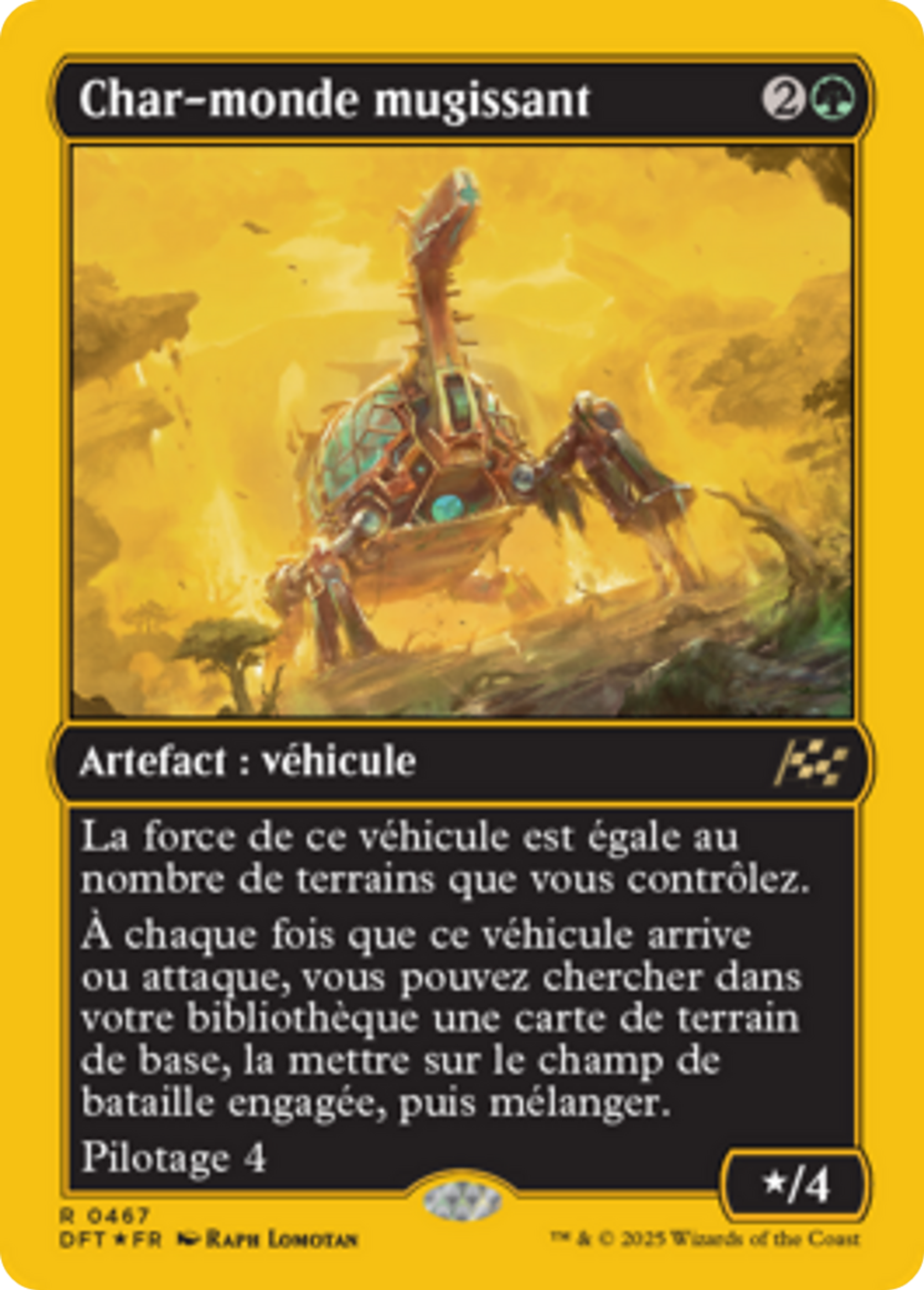 Char-monde mugissant — Aetherdrift — Magic: The Gathering