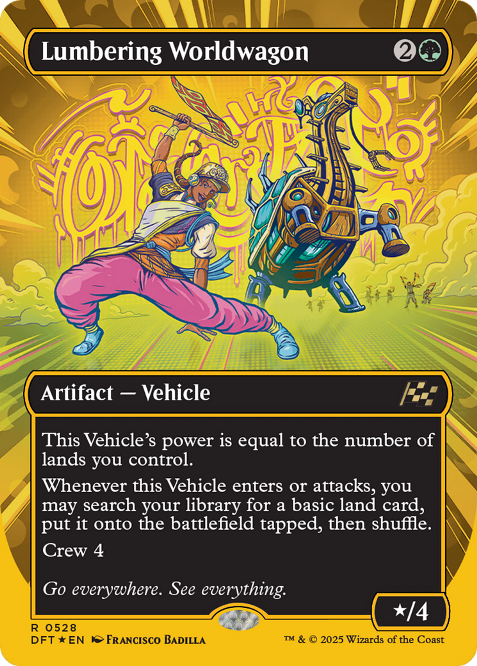 Lumbering Worldwagon — Aetherdrift — Magic: The Gathering
