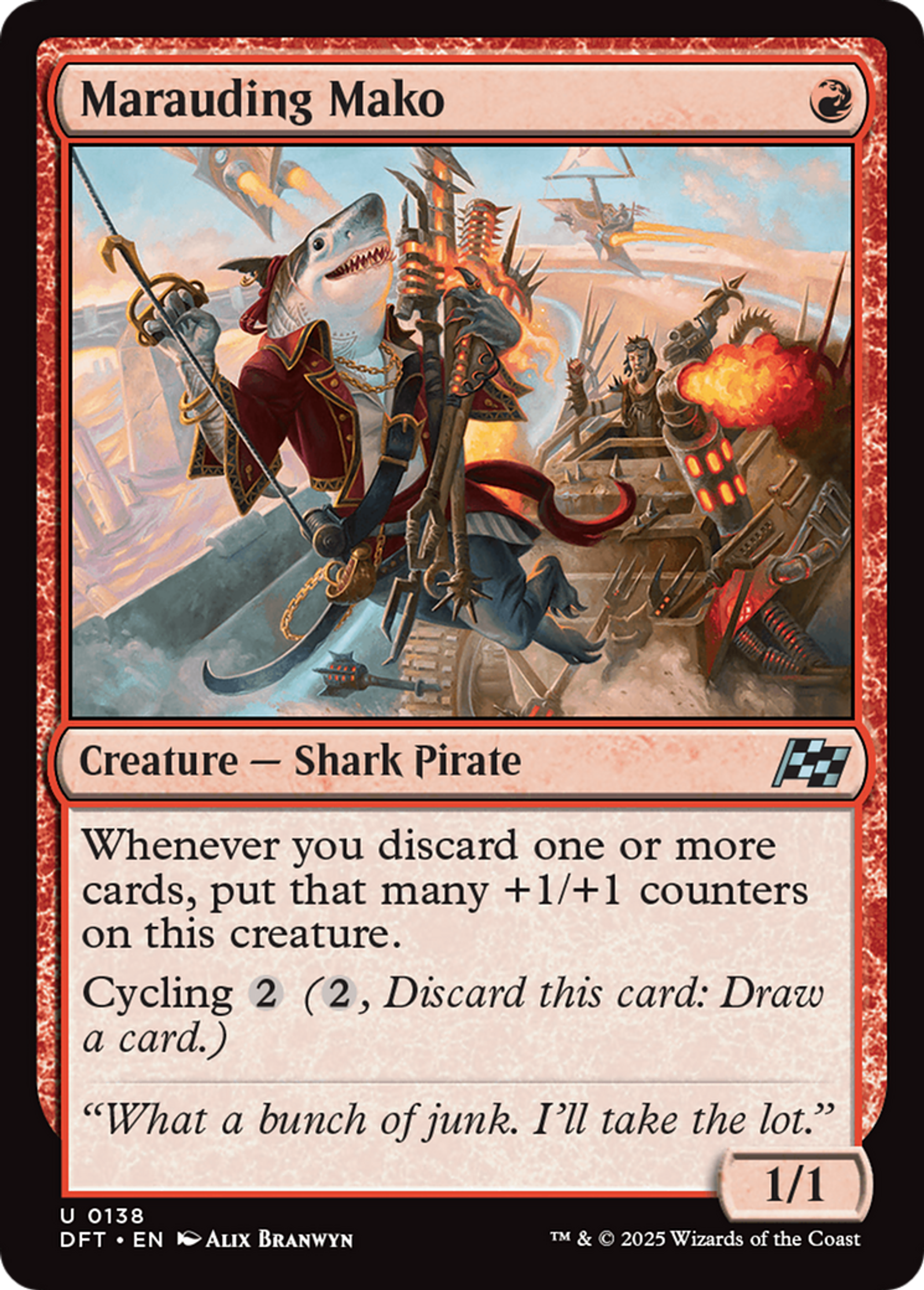 Marauding Mako — Aetherdrift — Magic: The Gathering