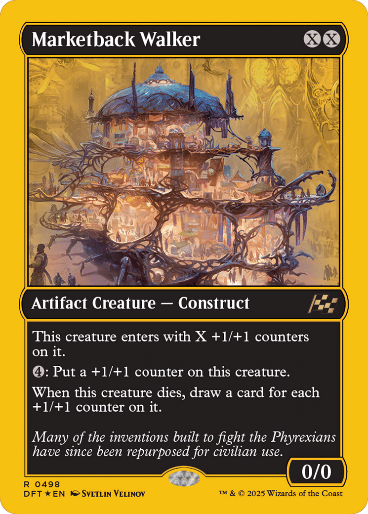 Marketback Walker — Aetherdrift — Magic: The Gathering