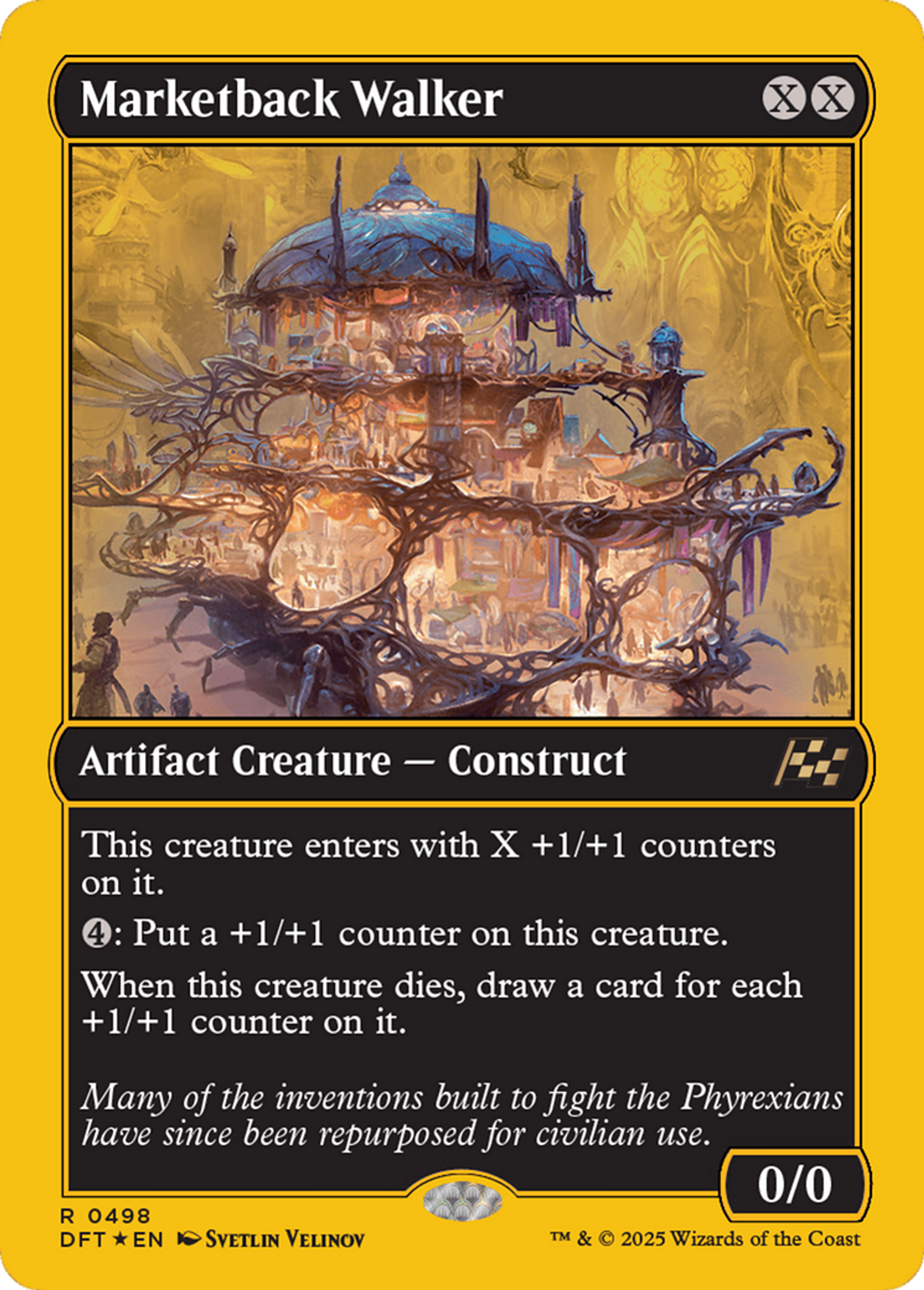 Marketback Walker — Aetherdrift — Magic: The Gathering