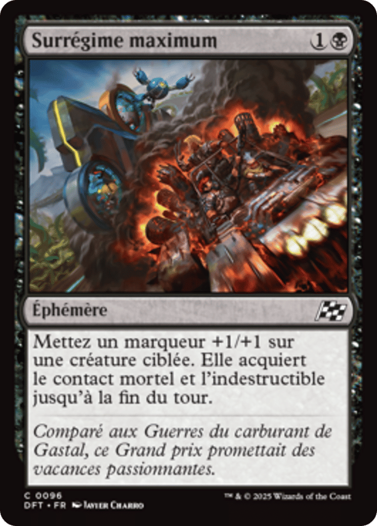 Surrégime maximum — Aetherdrift — Magic: The Gathering