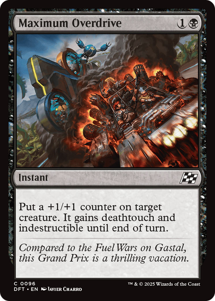 Maximum Overdrive — Aetherdrift — Magic: The Gathering