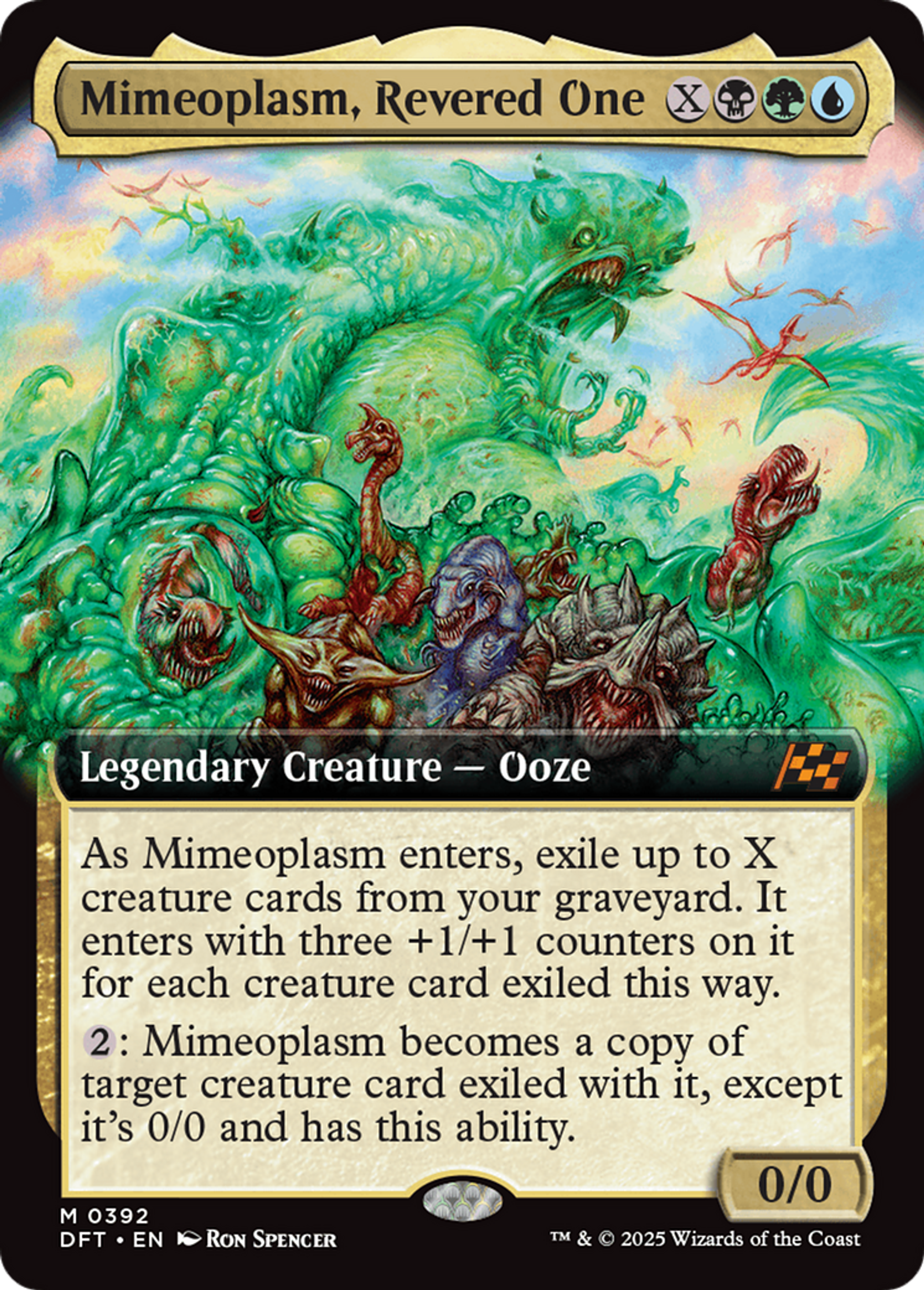 Mimeoplasm, Revered One — Aetherdrift — Magic: The Gathering