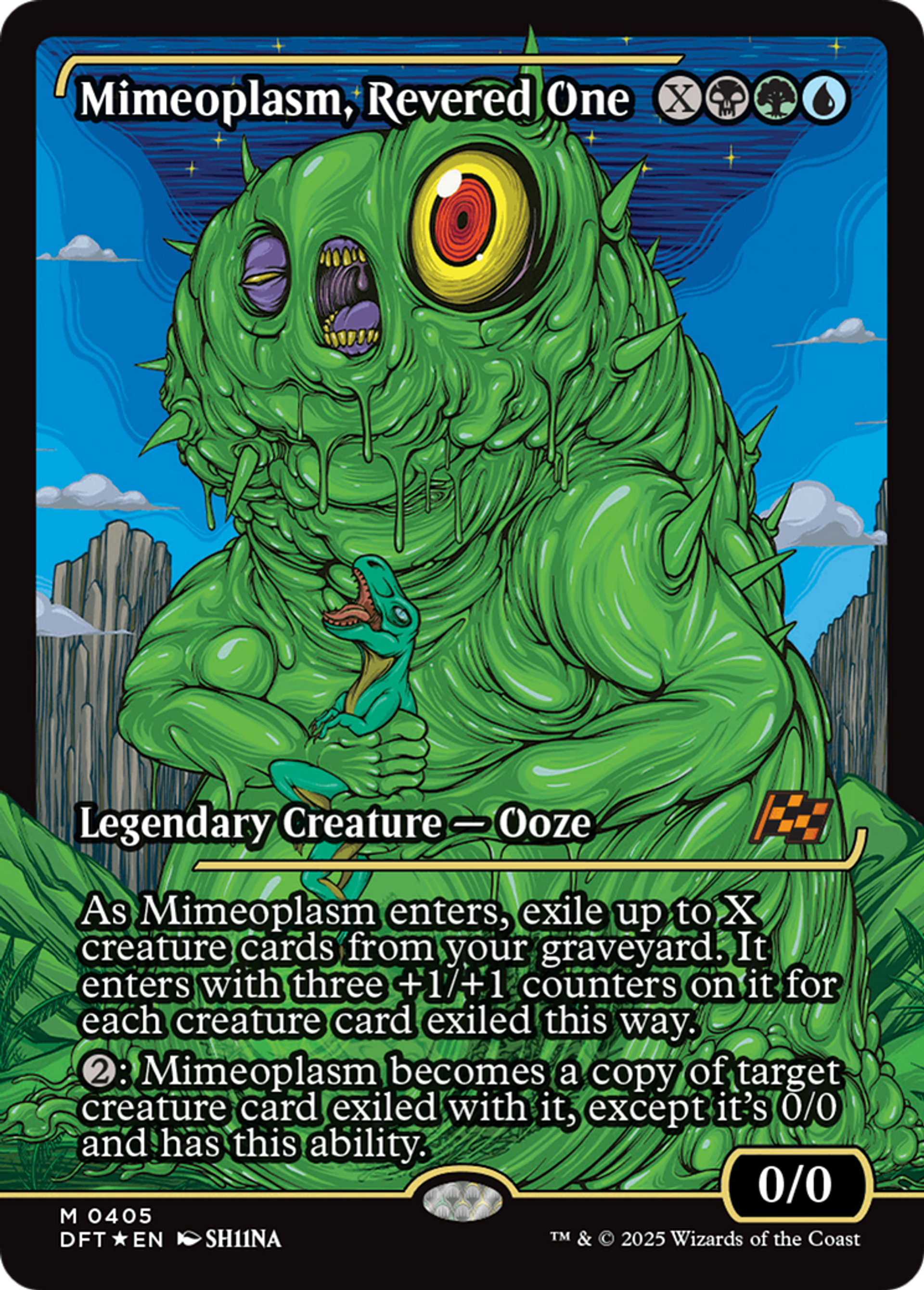 Mimeoplasm, Revered One — Aetherdrift — Magic: The Gathering