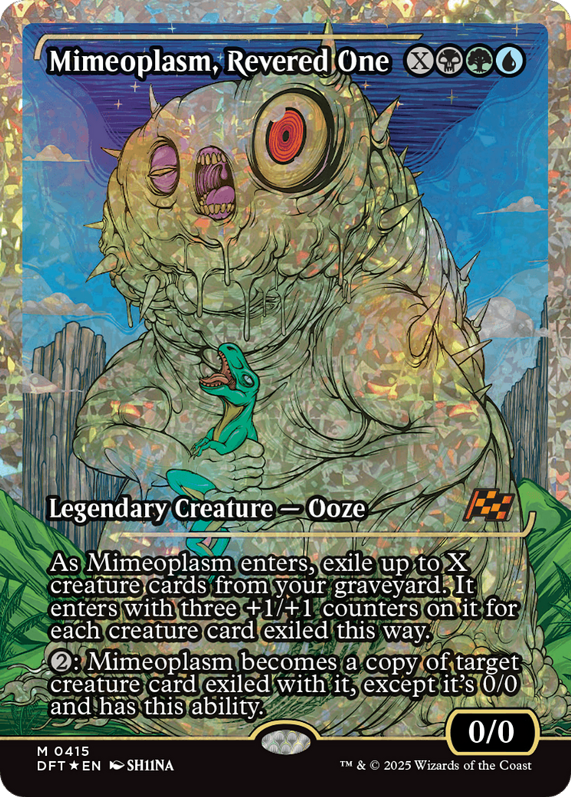 Mimeoplasm, Revered One — Aetherdrift — Magic: The Gathering