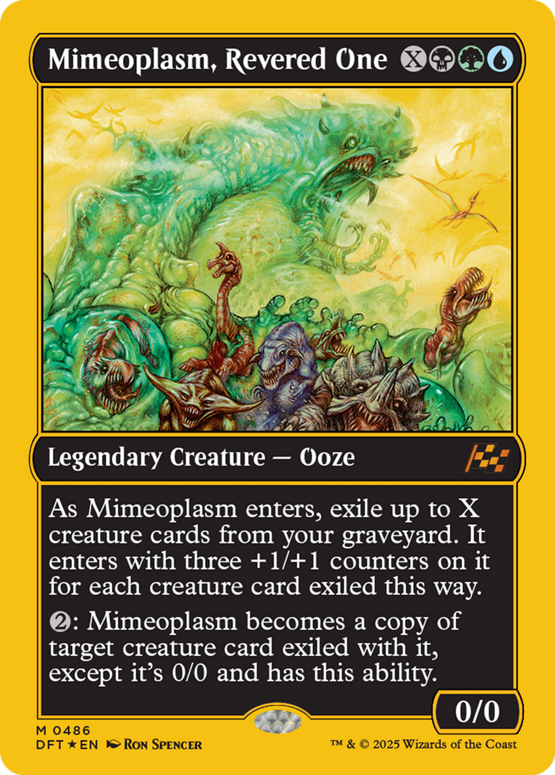 Mimeoplasm, Revered One — Aetherdrift — Magic: The Gathering