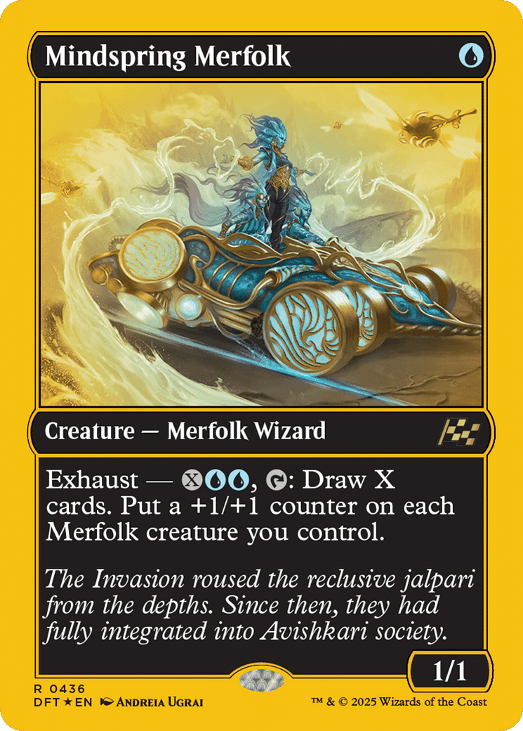 Mindspring Merfolk — Aetherdrift — Magic: The Gathering
