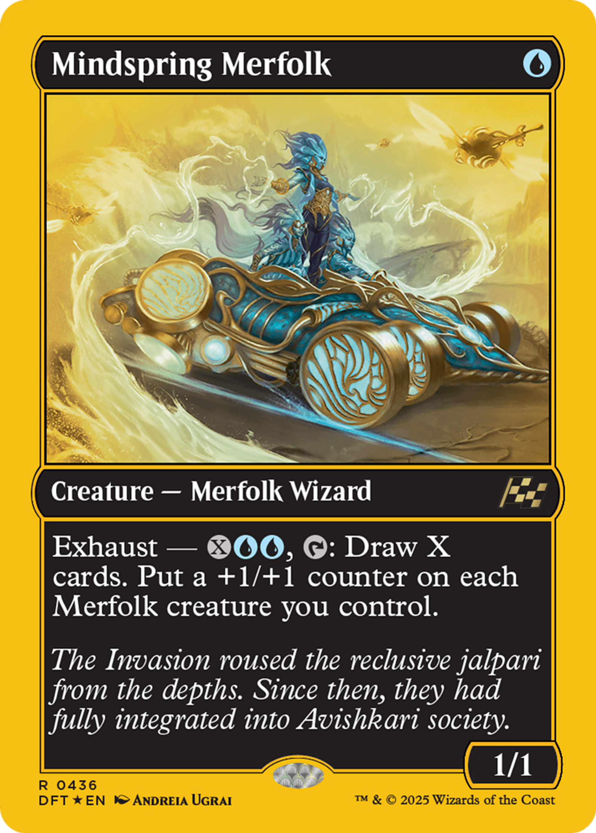 Mindspring Merfolk — Aetherdrift — Magic: The Gathering