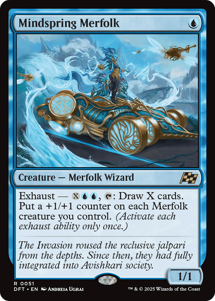 Mindspring Merfolk — Aetherdrift — Magic: The Gathering