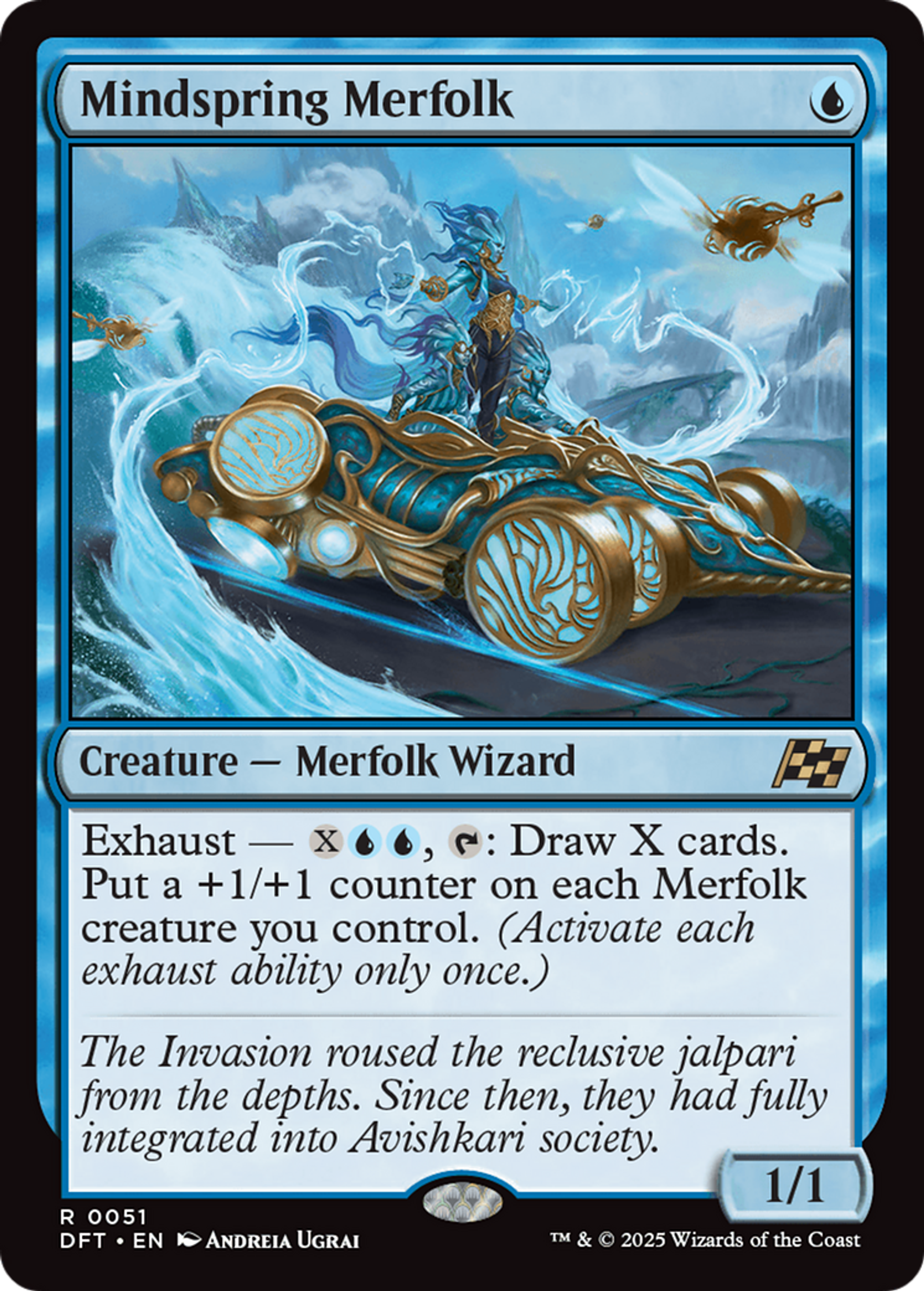 Mindspring Merfolk — Aetherdrift — Magic: The Gathering