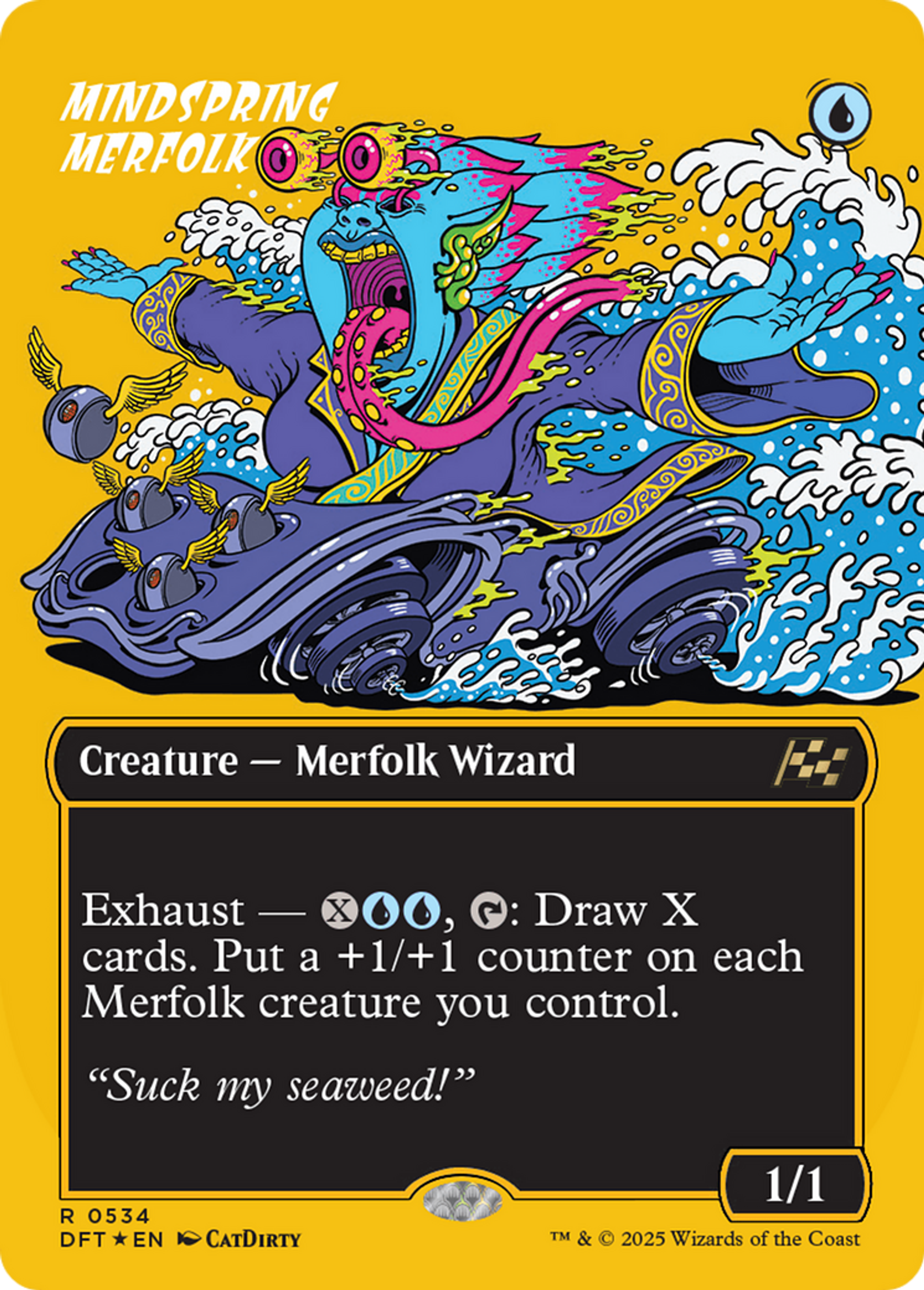 Mindspring Merfolk — Aetherdrift — Magic: The Gathering