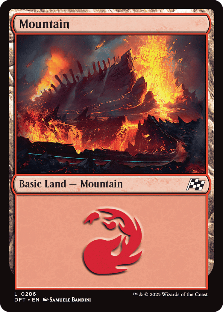 Mountain — Aetherdrift — Magic: The Gathering