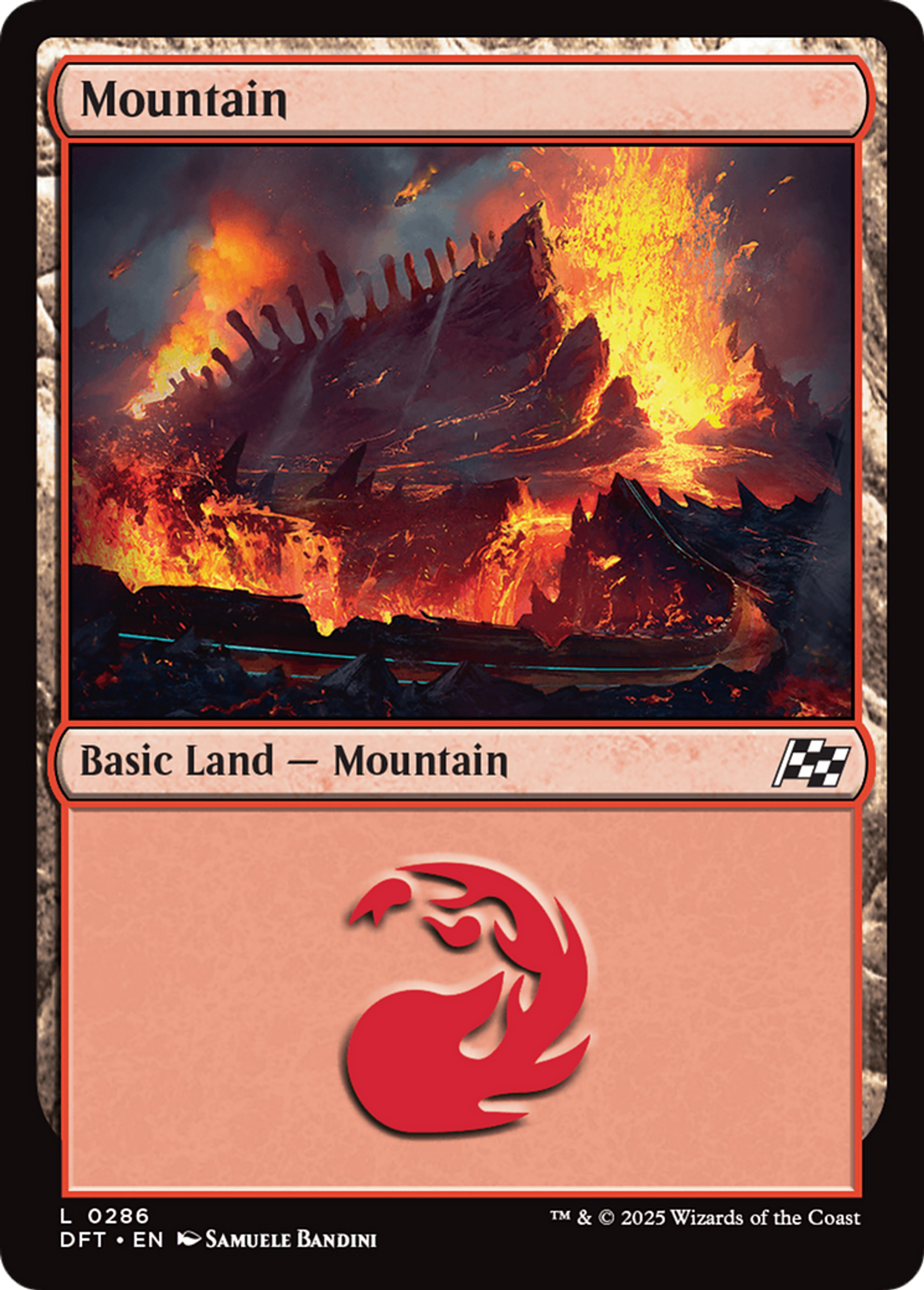 Mountain — Aetherdrift — Magic: The Gathering