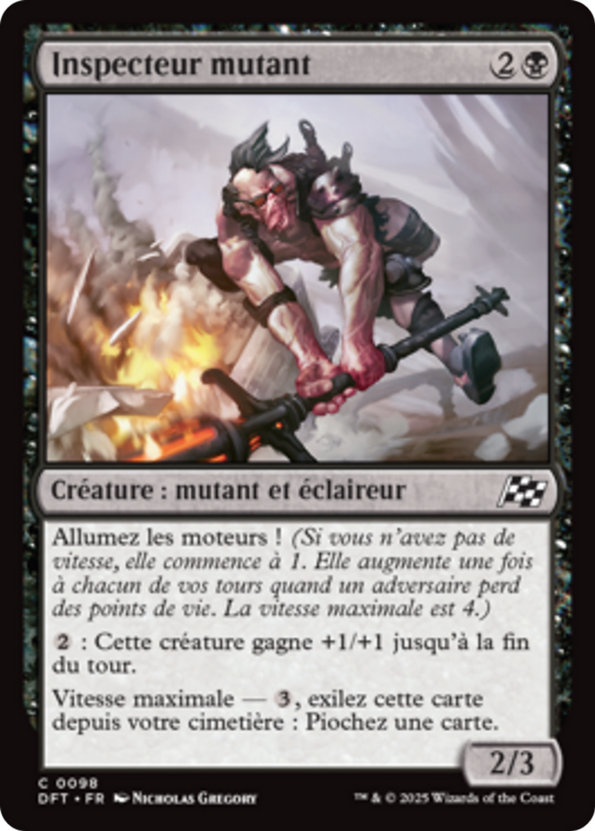 Inspecteur mutant — Aetherdrift — Magic: The Gathering