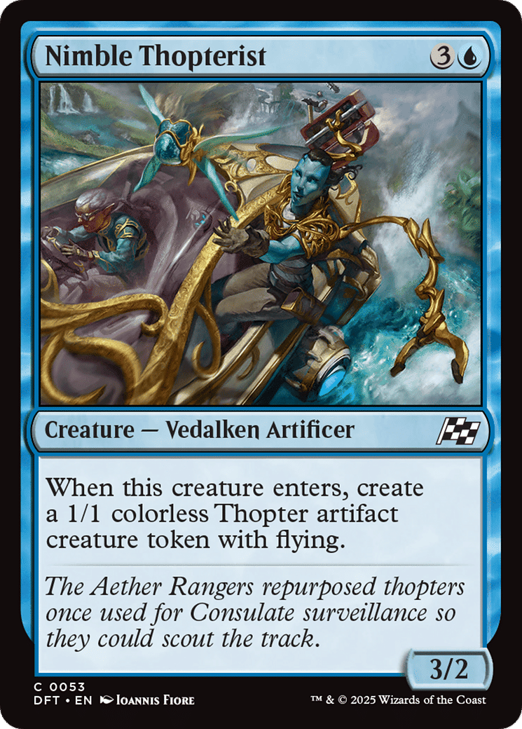 Nimble Thopterist — Aetherdrift — Magic: The Gathering