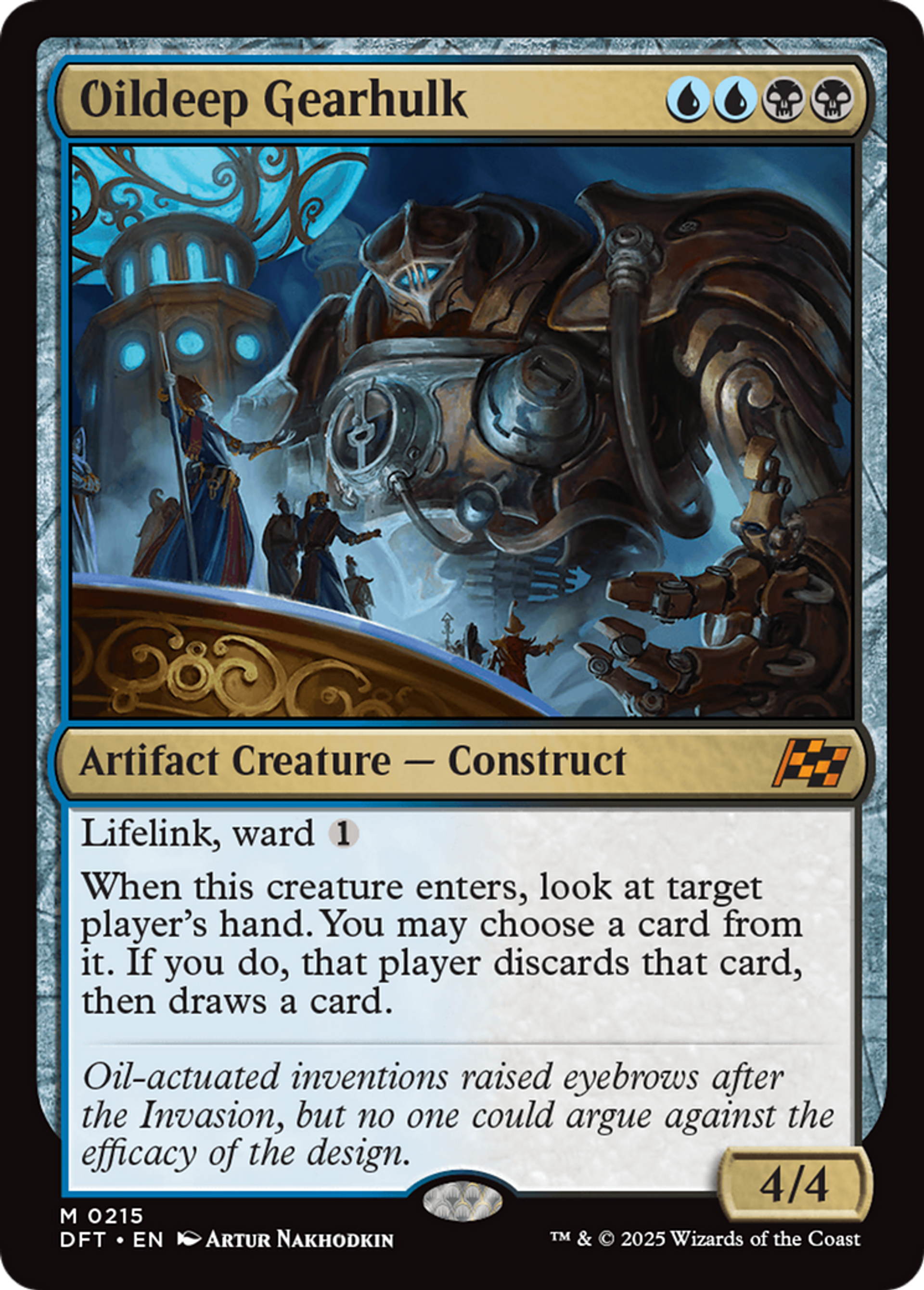 Oildeep Gearhulk — Aetherdrift — Magic: The Gathering