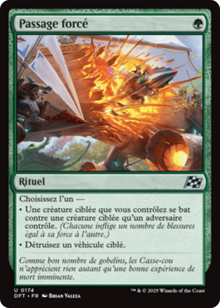 Passage forcé — Aetherdrift — Magic: The Gathering