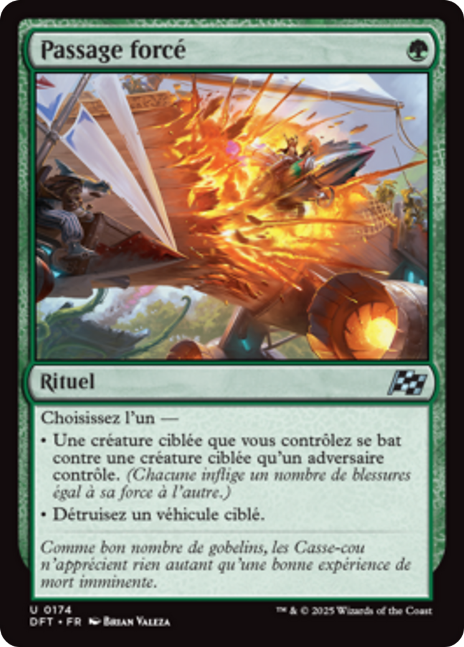 Passage forcé — Aetherdrift — Magic: The Gathering