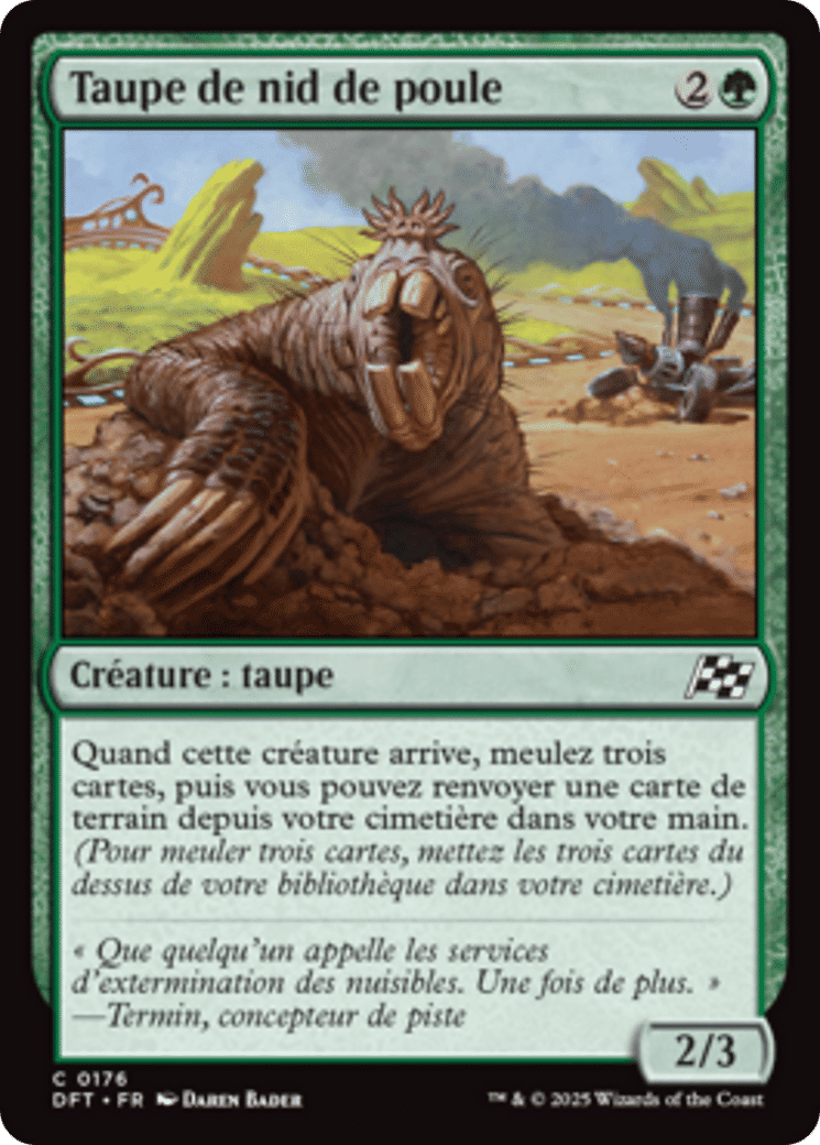Taupe de nid de poule — Aetherdrift — Magic: The Gathering