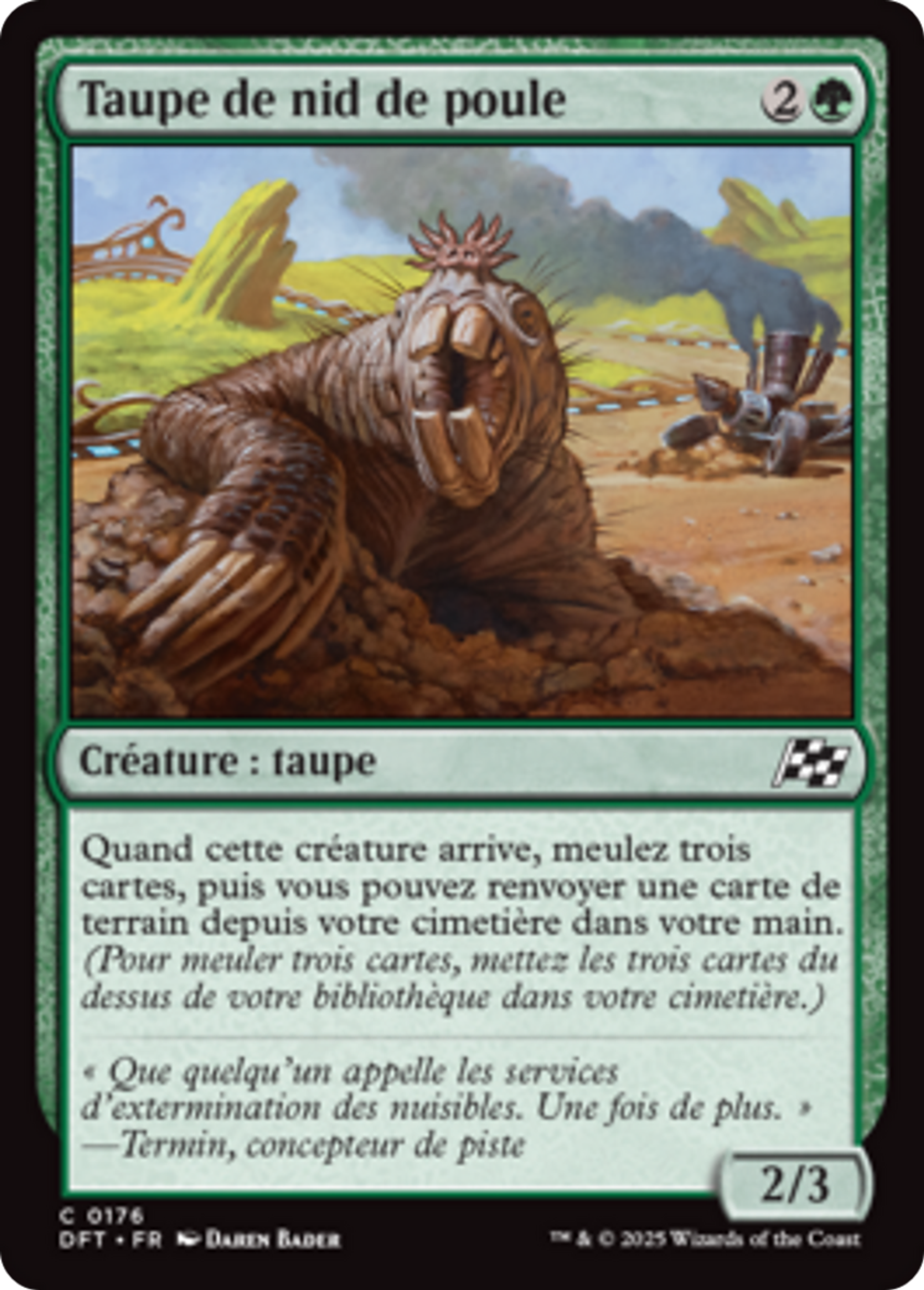 Taupe de nid de poule — Aetherdrift — Magic: The Gathering