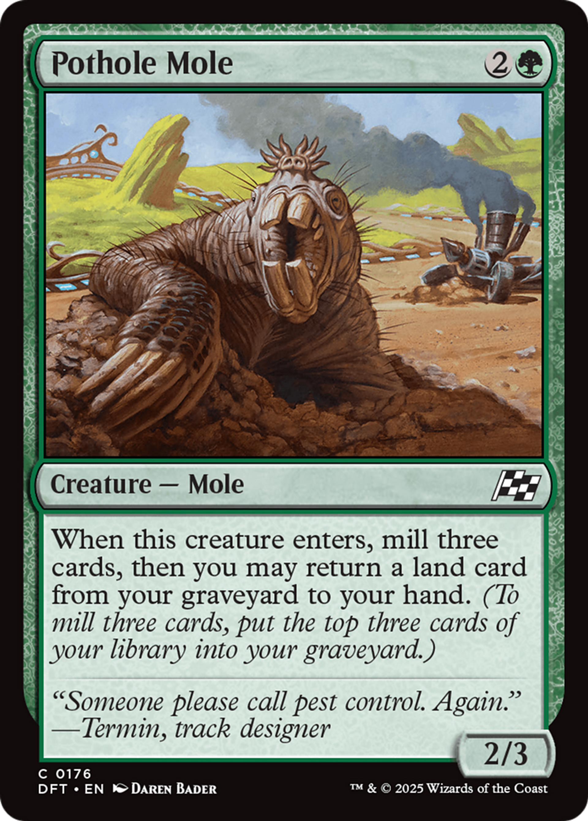 Pothole Mole — Aetherdrift — Magic: The Gathering