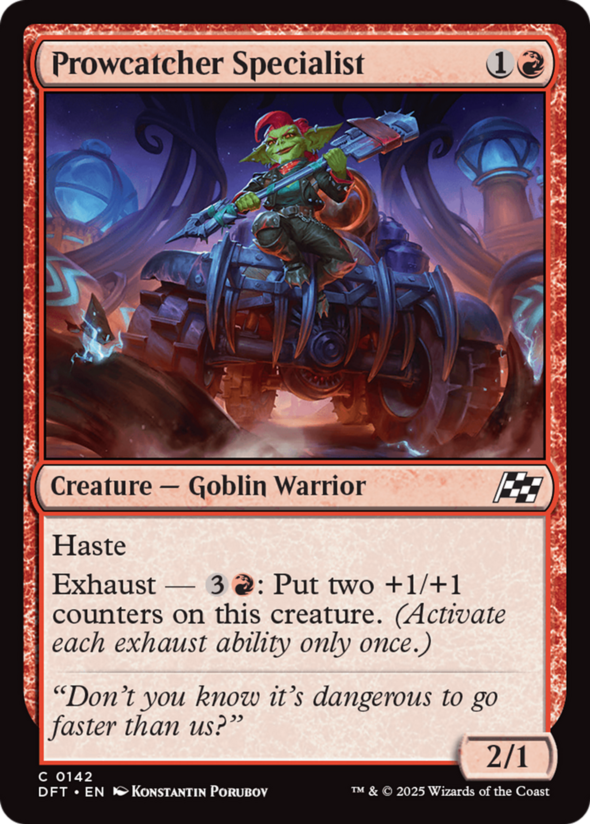 Prowcatcher Specialist — Aetherdrift — Magic: The Gathering