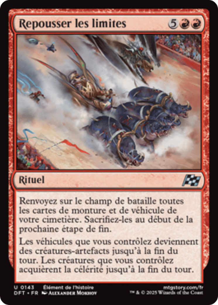 Repousser les limites — Aetherdrift — Magic: The Gathering