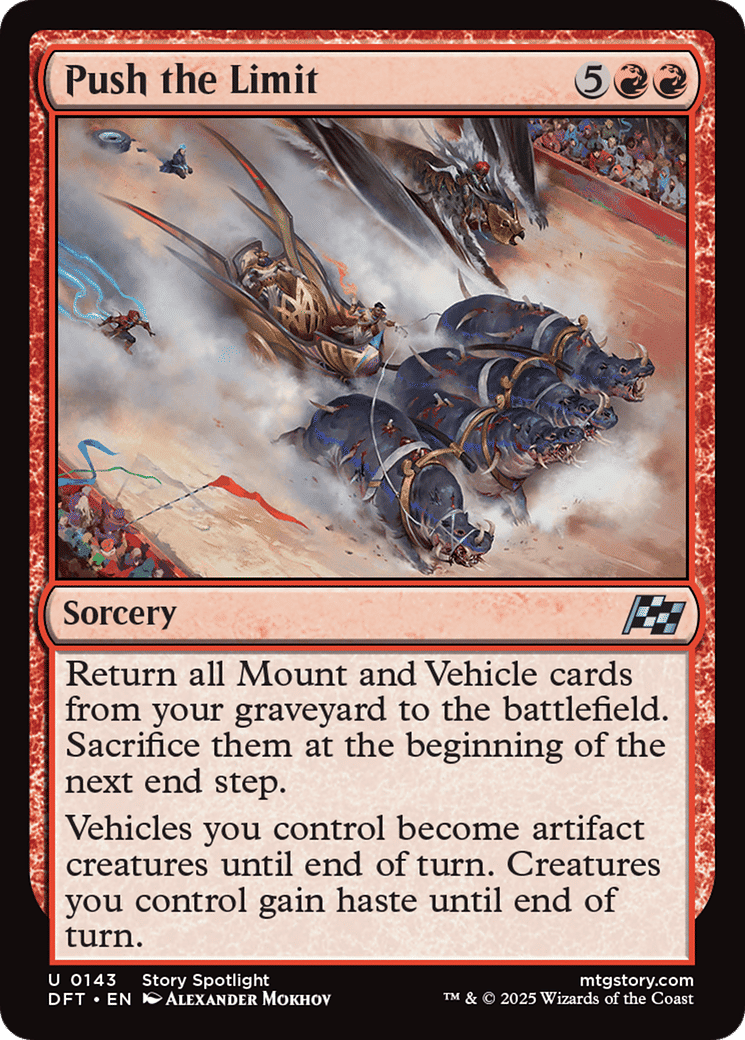 Push the Limit — Aetherdrift — Magic: The Gathering