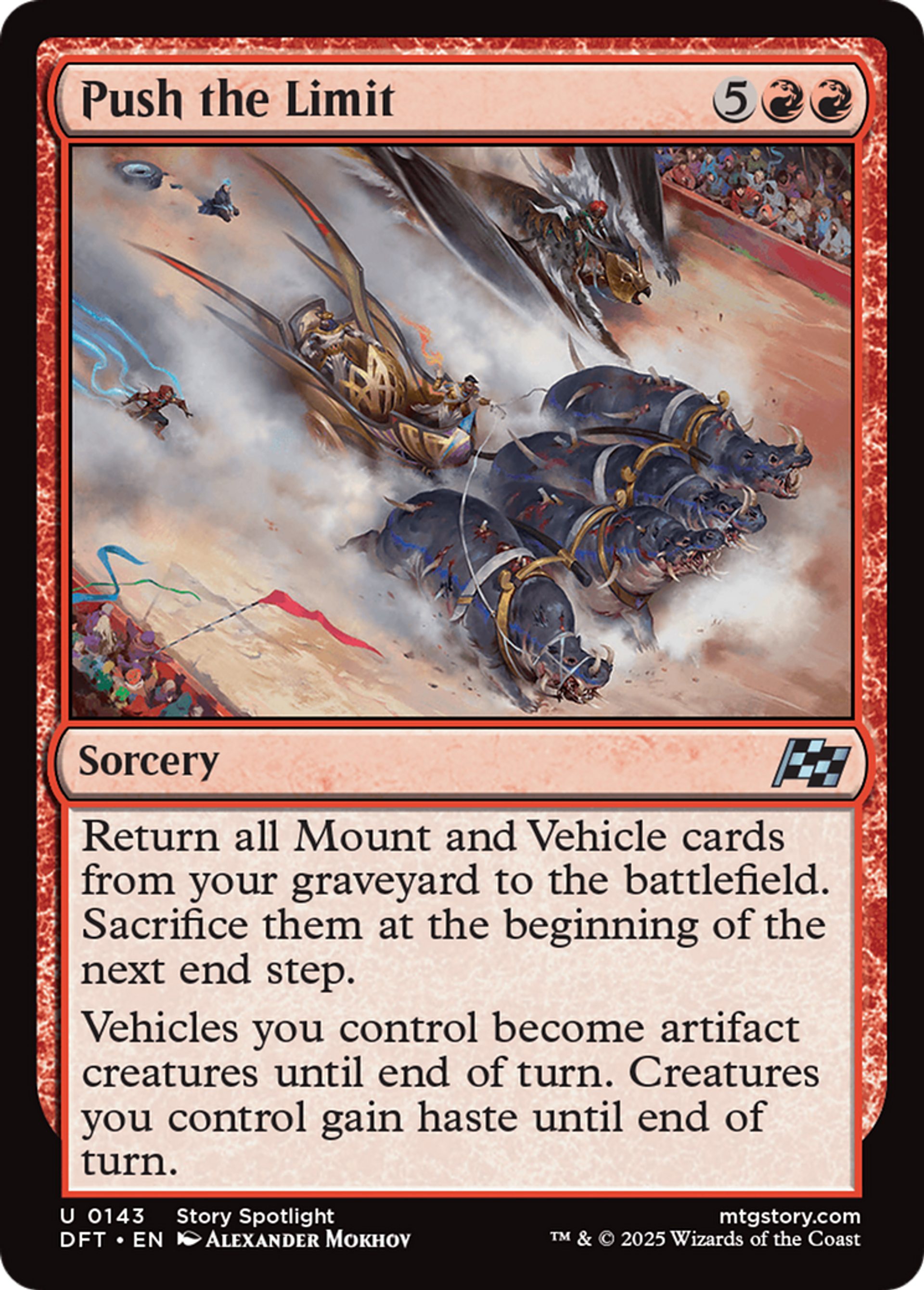 Push the Limit — Aetherdrift — Magic: The Gathering