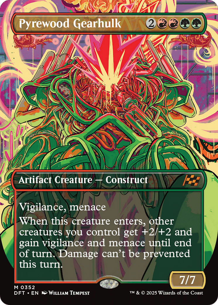 Pyrewood Gearhulk — Aetherdrift — Magic: The Gathering