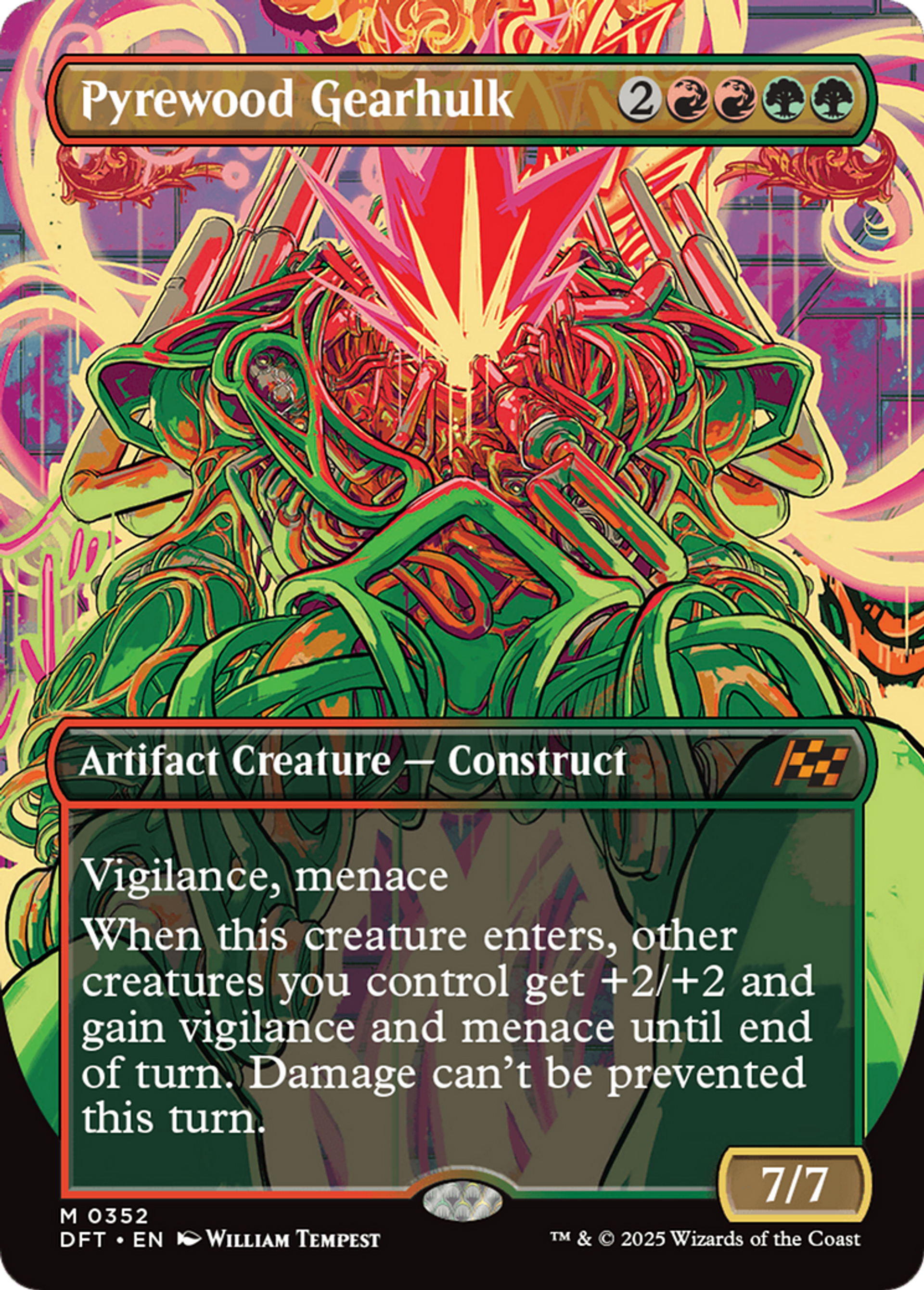 Pyrewood Gearhulk — Aetherdrift — Magic: The Gathering