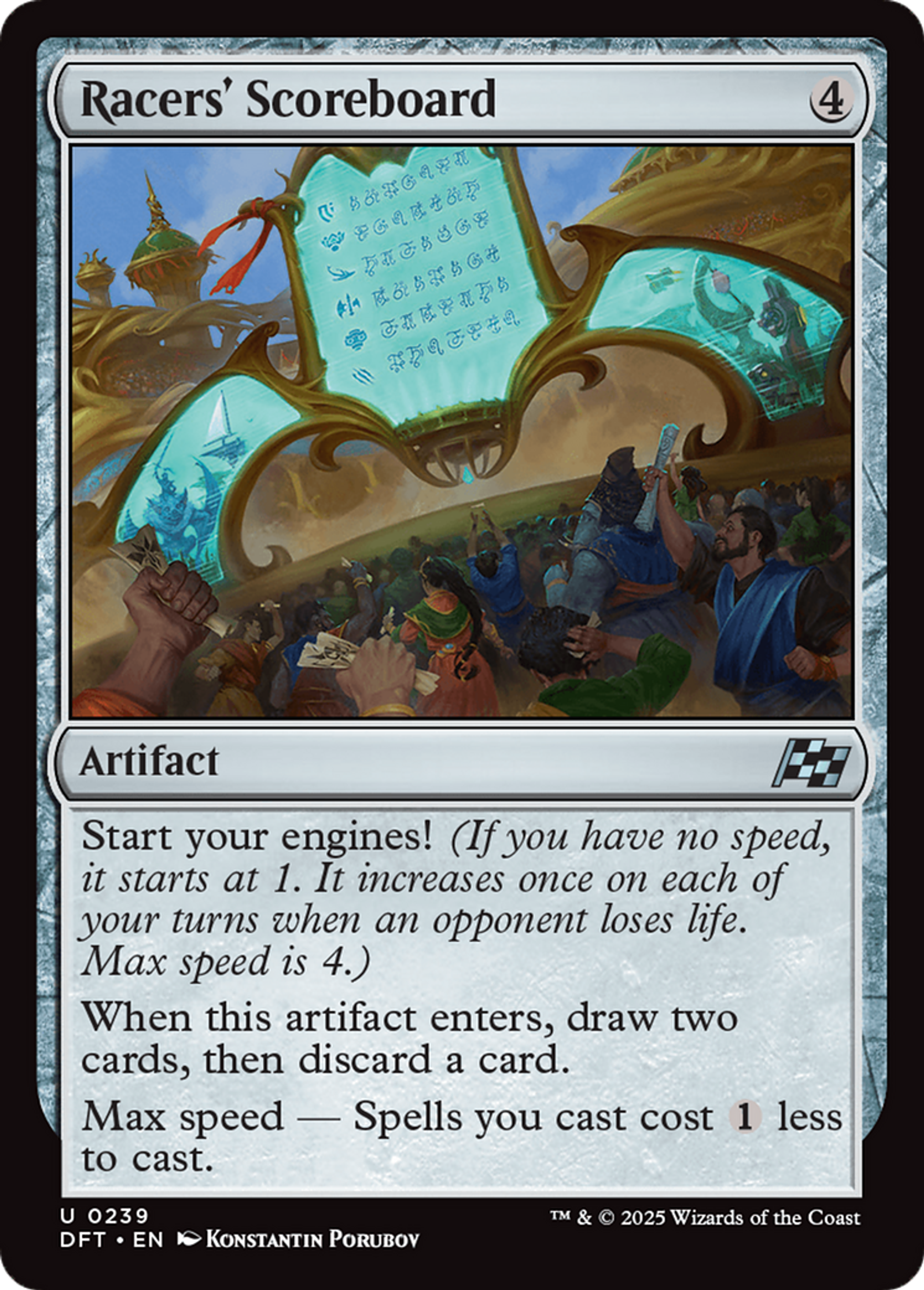 Racers' Scoreboard — Aetherdrift — Magic: The Gathering
