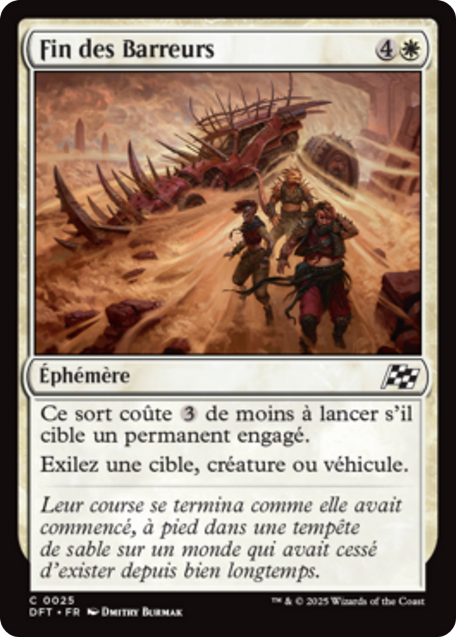 Fin des Barreurs — Aetherdrift — Magic: The Gathering
