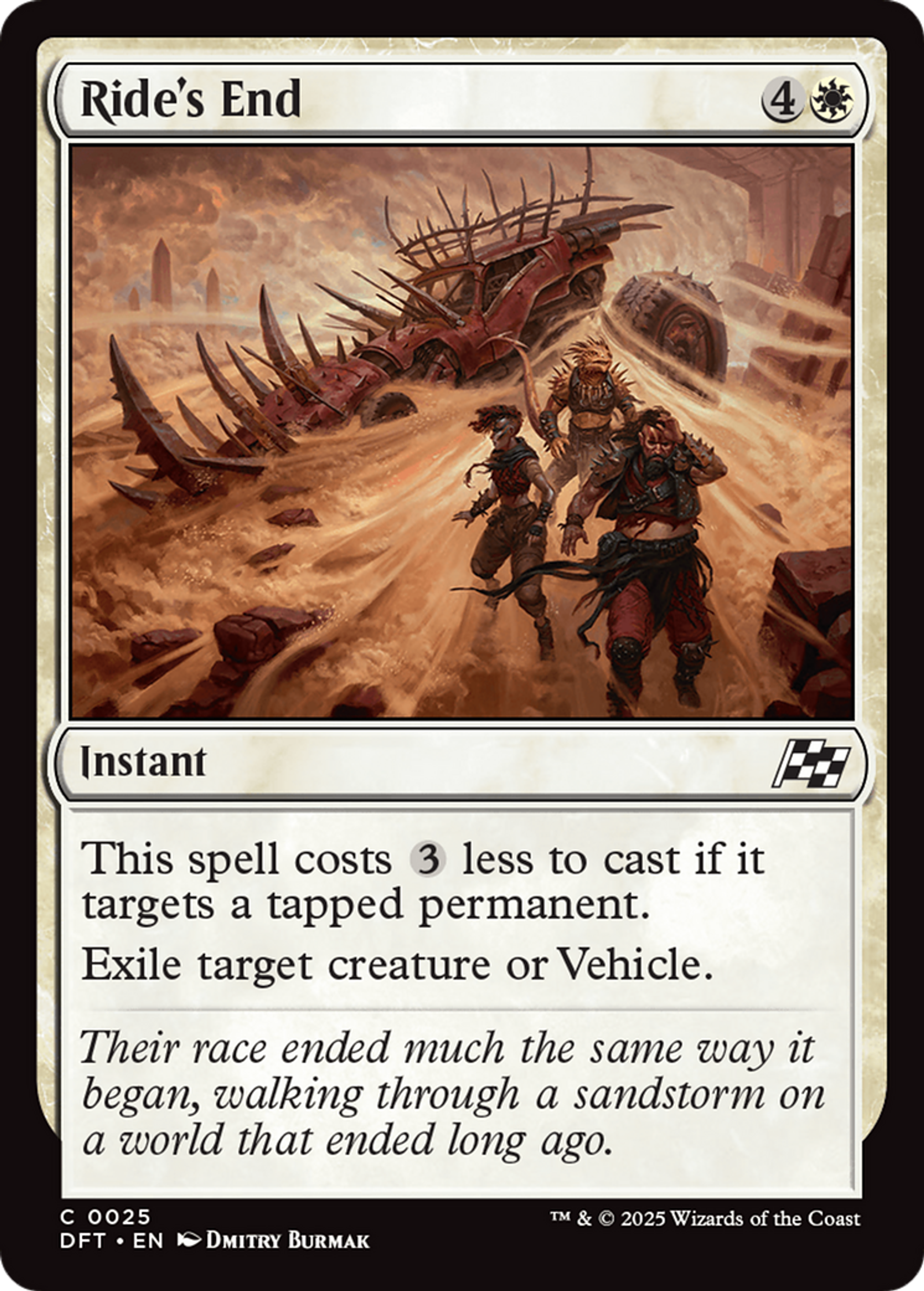 Ride's End — Aetherdrift — Magic: The Gathering