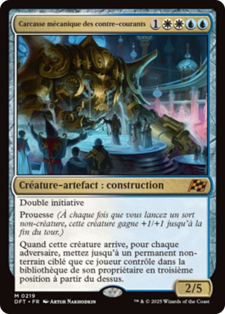 Carcasse mécanique des contre-courants — Aetherdrift — Magic: The Gathering