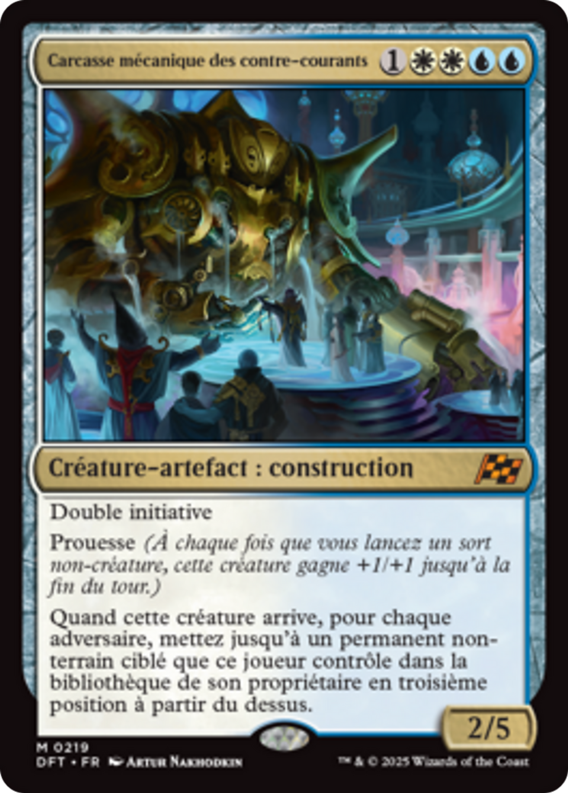 Carcasse mécanique des contre-courants — Aetherdrift — Magic: The Gathering