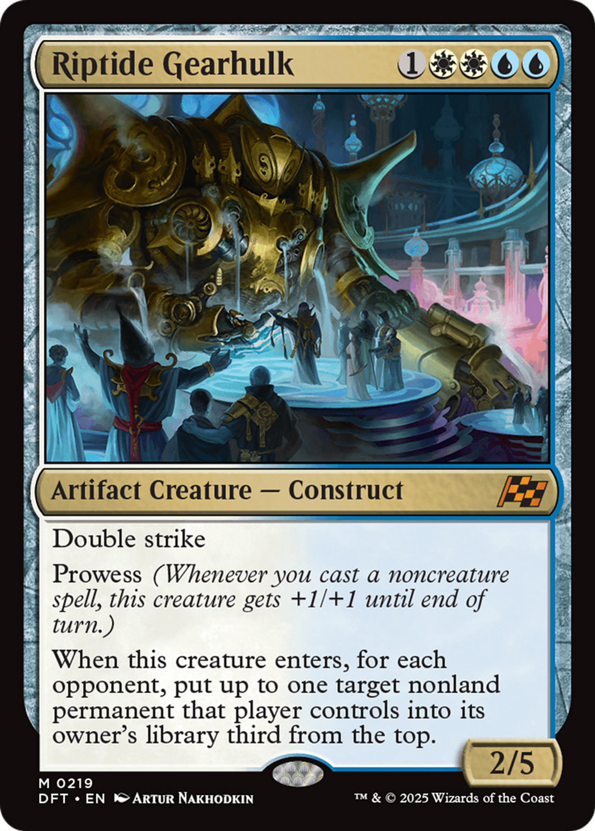 Riptide Gearhulk — Aetherdrift — Magic: The Gathering