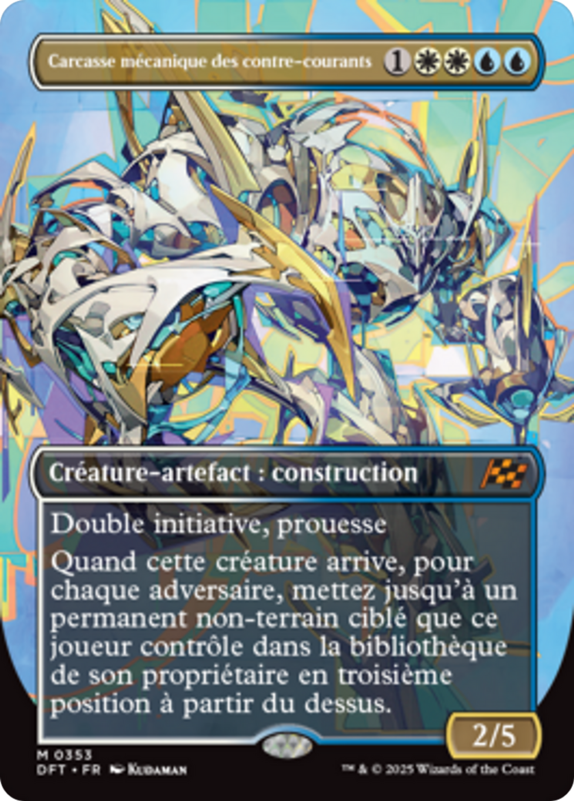 Carcasse mécanique des contre-courants — Aetherdrift — Magic: The Gathering