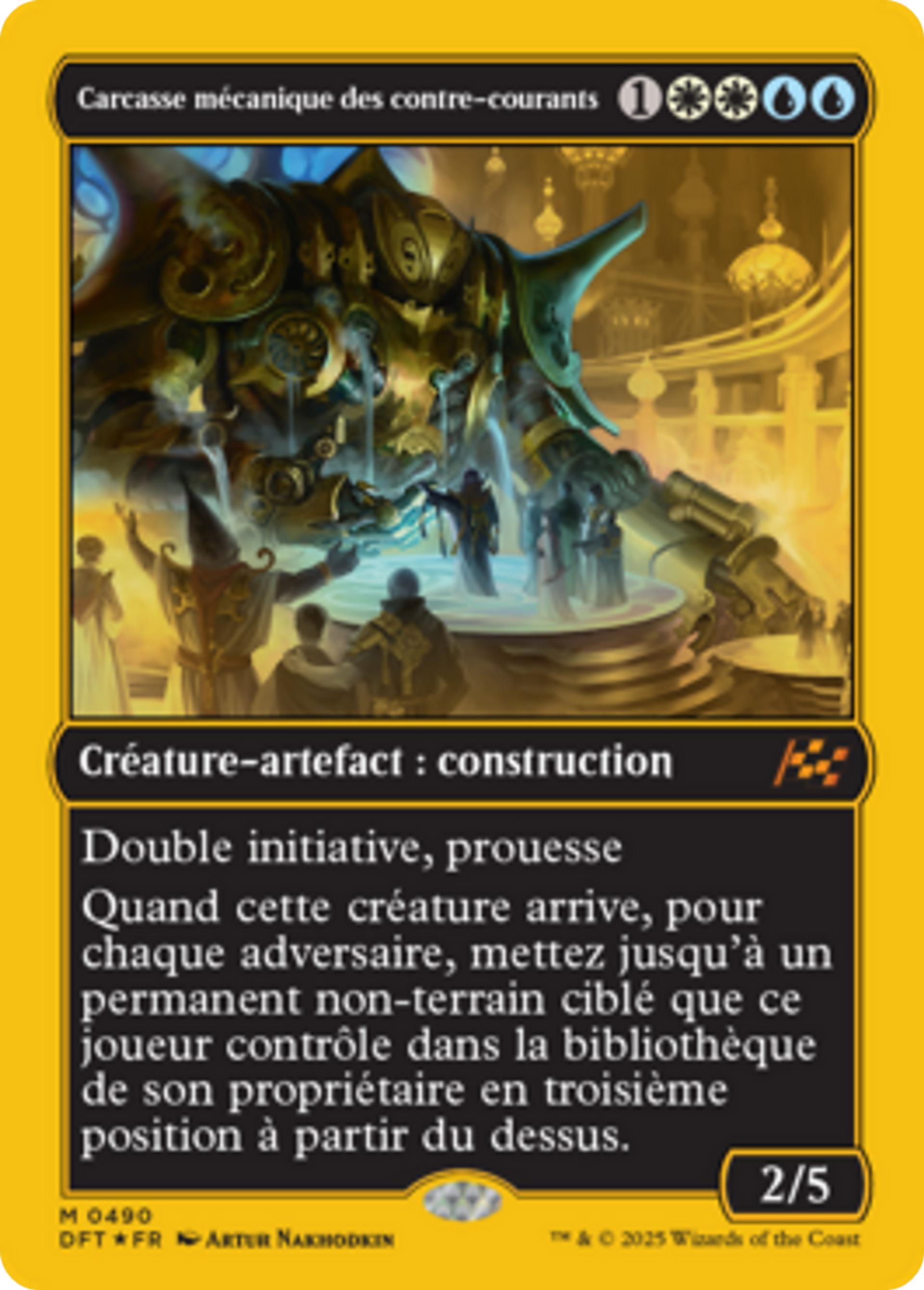 Carcasse mécanique des contre-courants — Aetherdrift — Magic: The Gathering