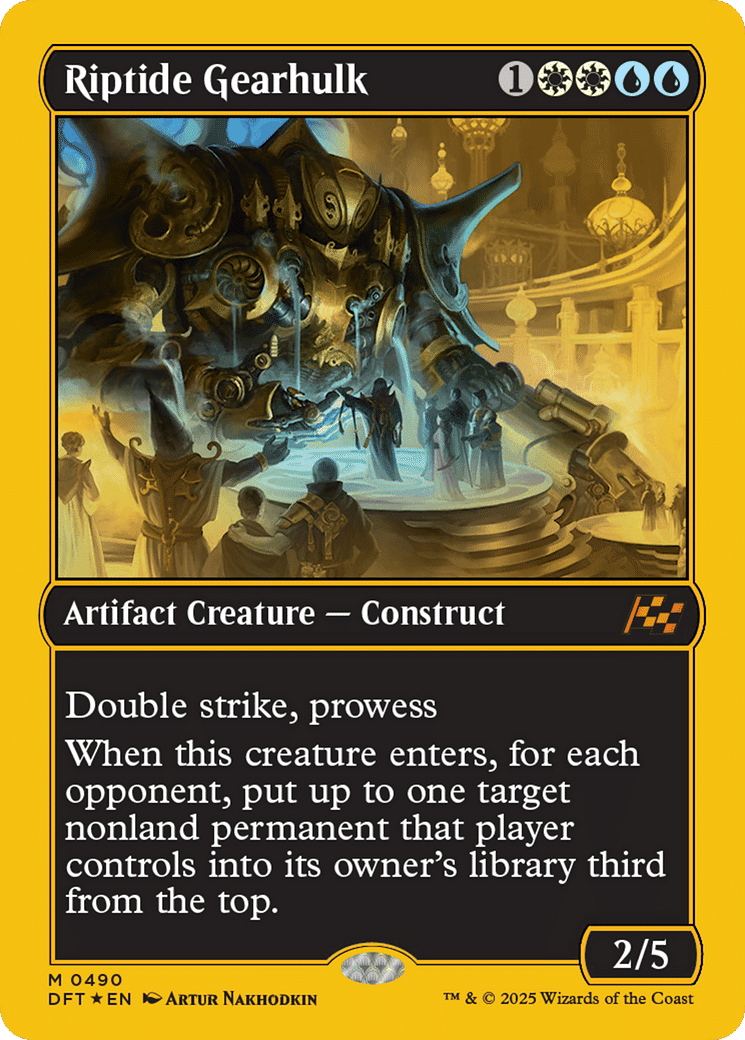 Riptide Gearhulk — Aetherdrift — Magic: The Gathering