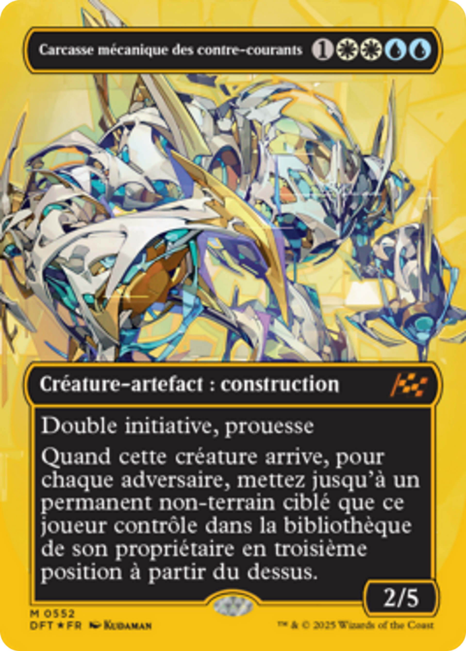 Carcasse mécanique des contre-courants — Aetherdrift — Magic: The Gathering
