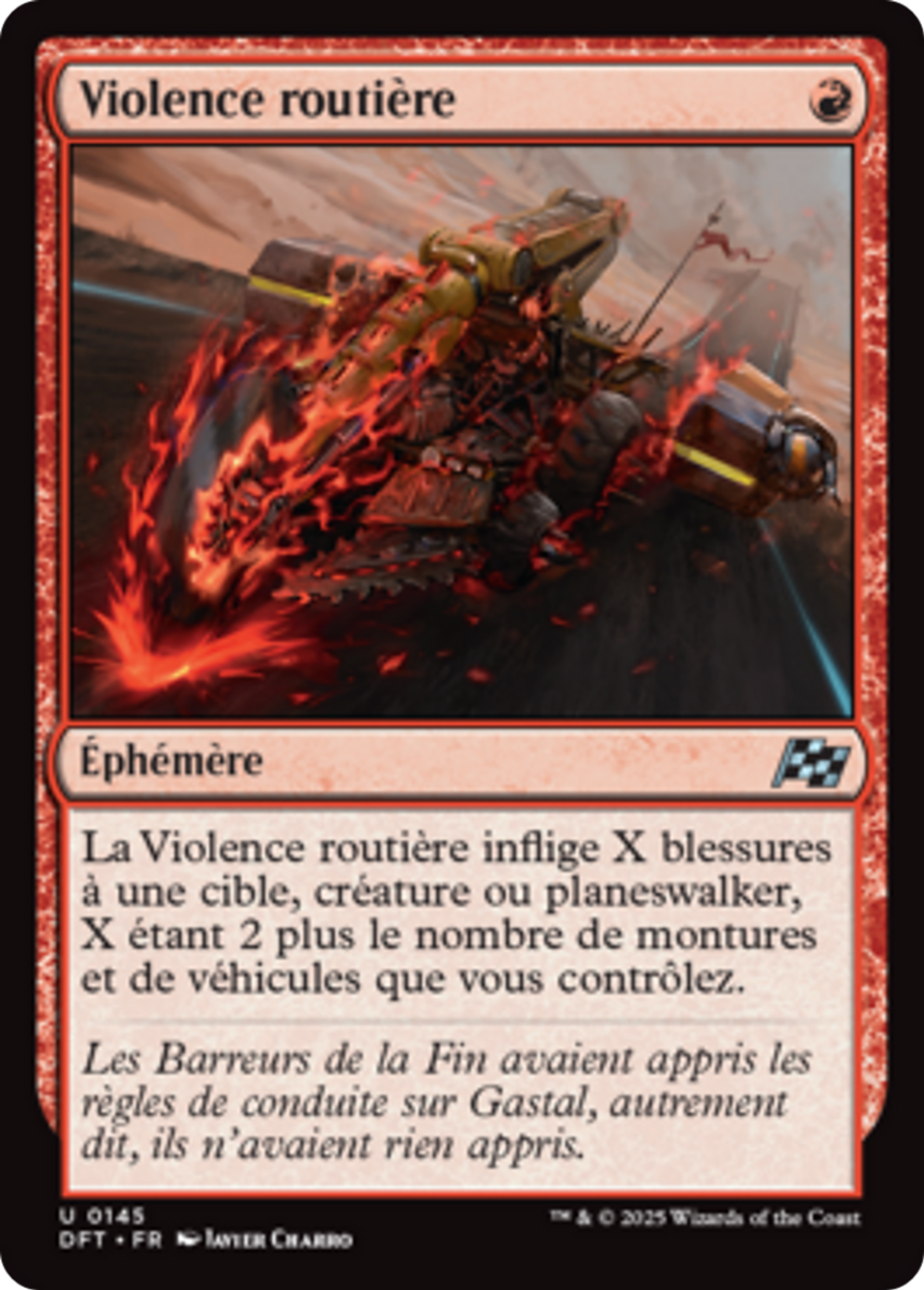 Violence routière — Aetherdrift — Magic: The Gathering