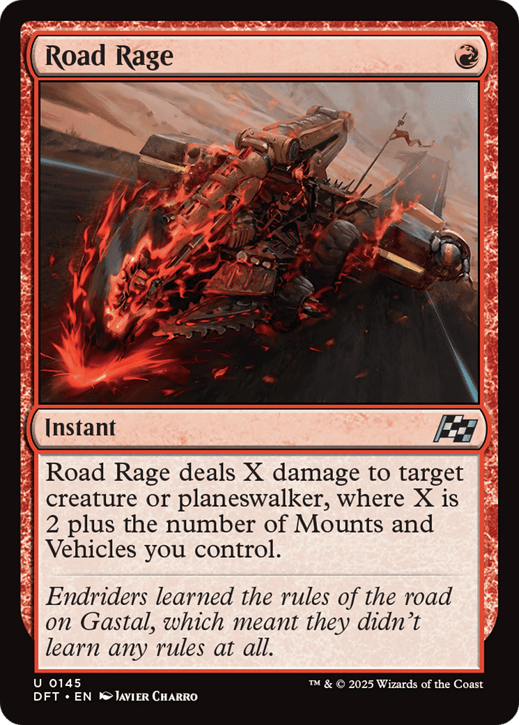 Road Rage — Aetherdrift — Magic: The Gathering