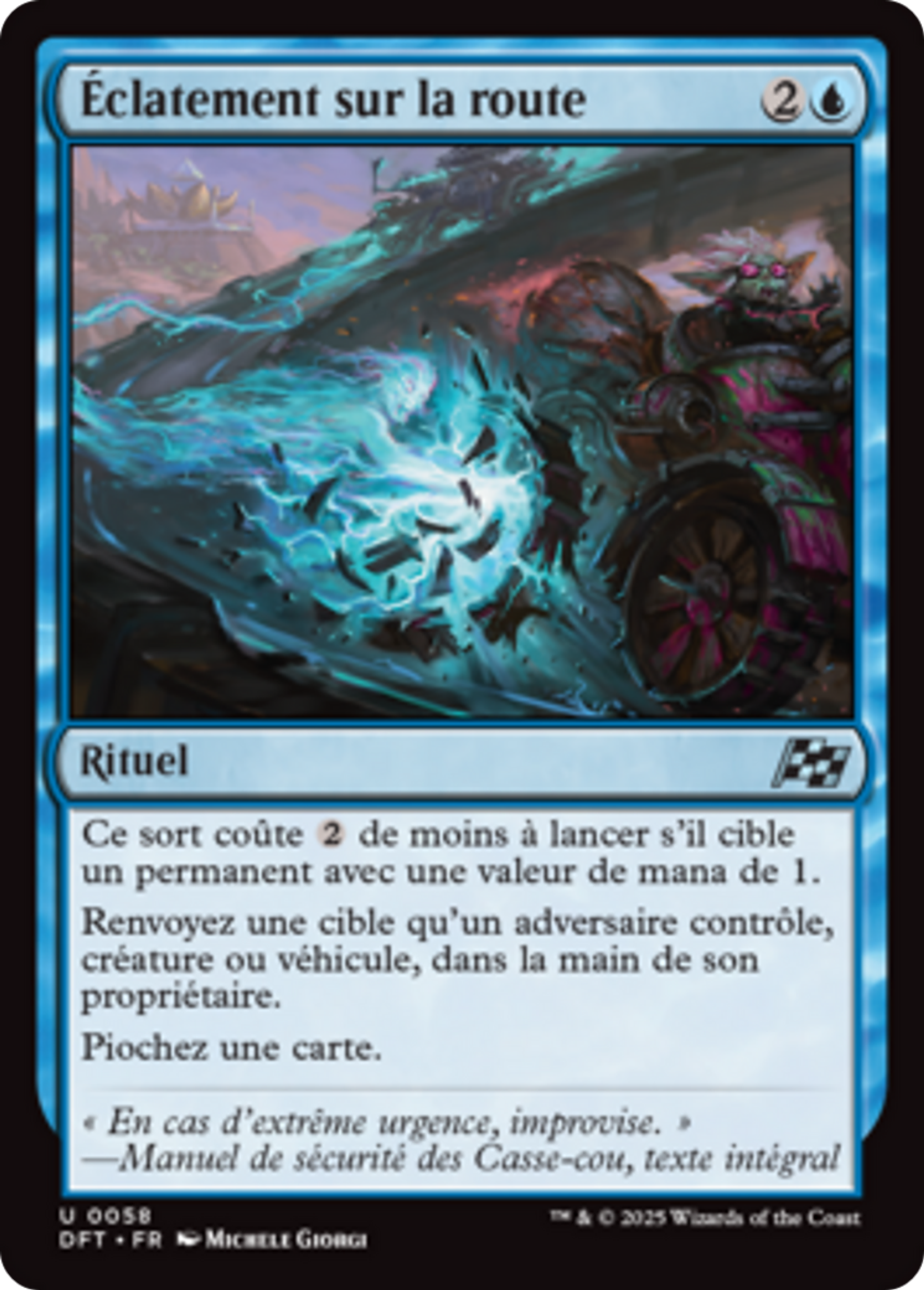 Éclatement sur la route — Aetherdrift — Magic: The Gathering
