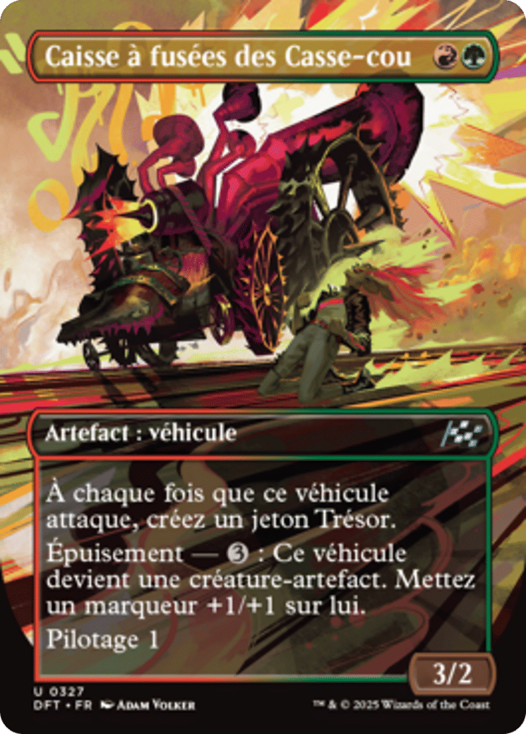 Caisse à fusées des Casse-cou — Aetherdrift — Magic: The Gathering