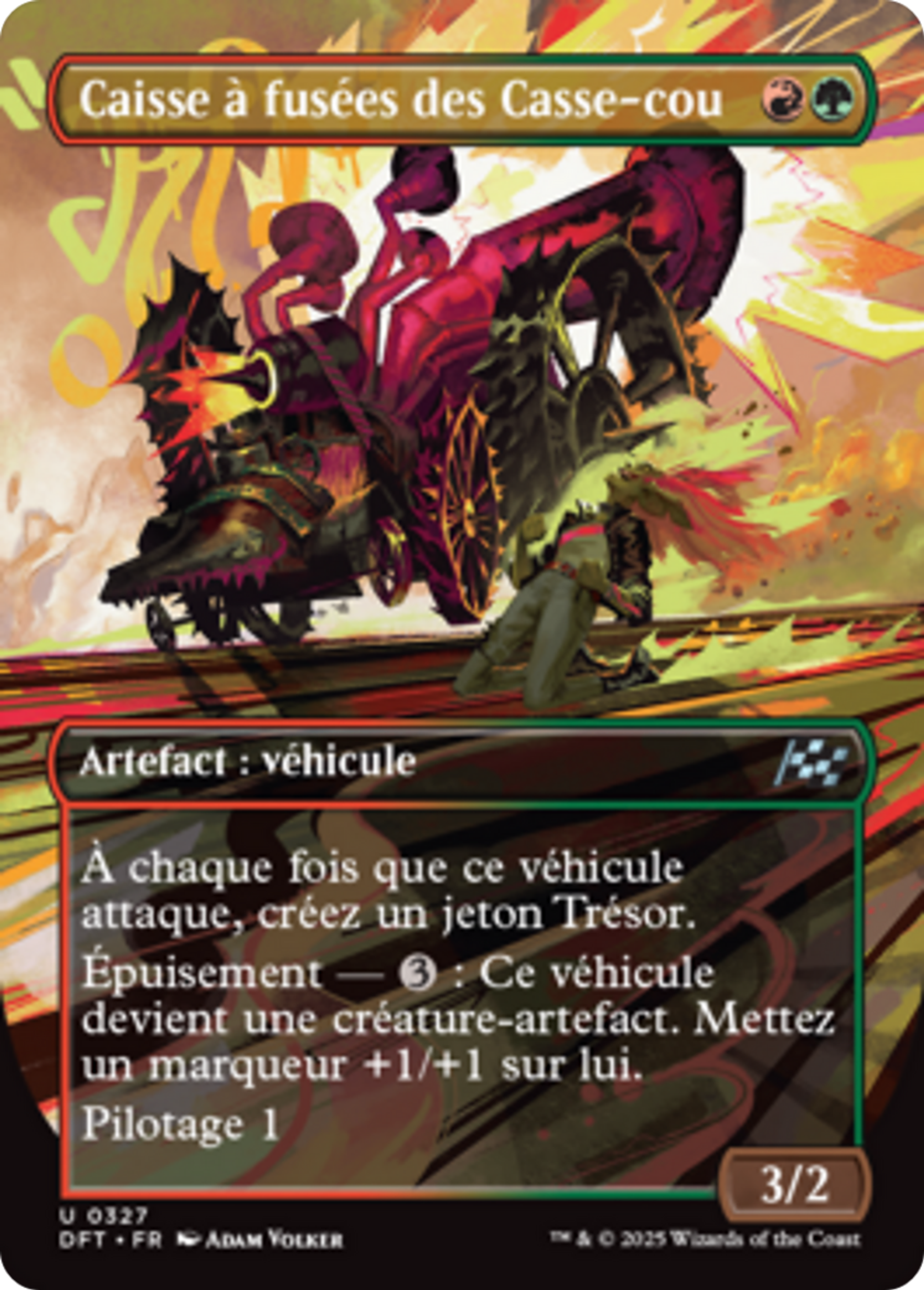 Caisse à fusées des Casse-cou — Aetherdrift — Magic: The Gathering
