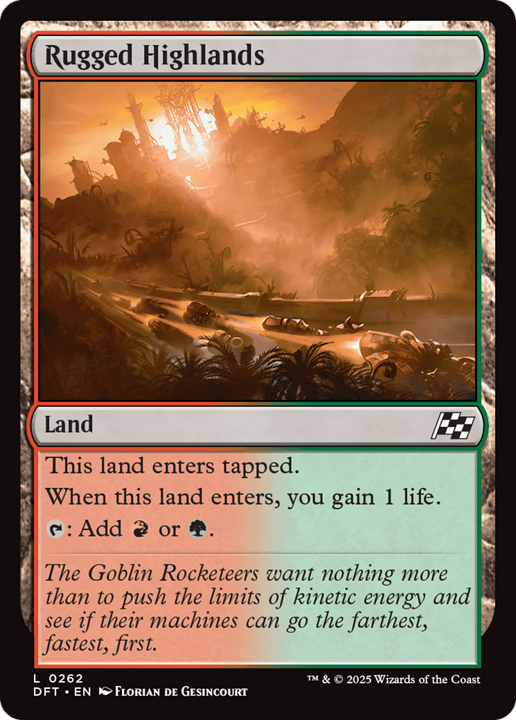 Rugged Highlands — Aetherdrift — Magic: The Gathering