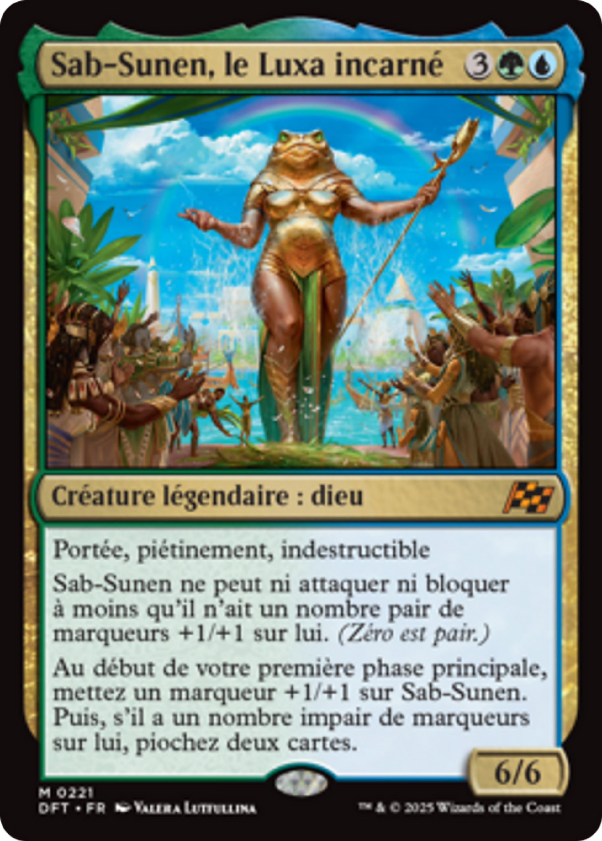 Sab-Sunen, le Luxa incarné — Aetherdrift — Magic: The Gathering